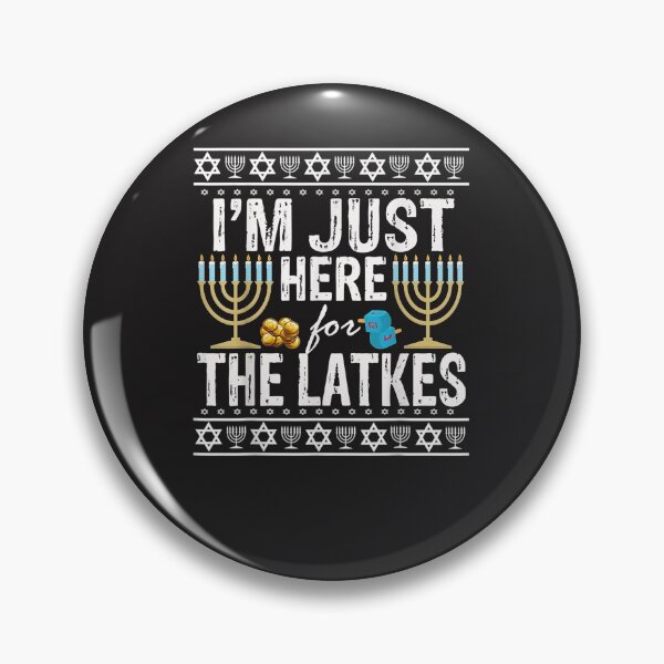 Item preview, I'm Just Here for the Latkes Jewish Gift designed and sold by Nscleona.