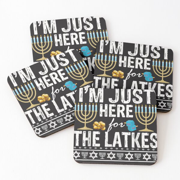 Item preview, I'm Just Here for the Latkes Jewish Gift designed and sold by Nscleona.