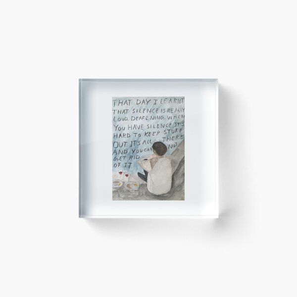 Item preview, silence is really loud designed and sold by AmalieMortensen.