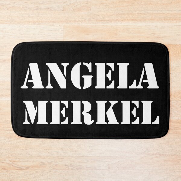 Item preview, Angela Merkel White Text Premium designed and sold by Design-Maniya.