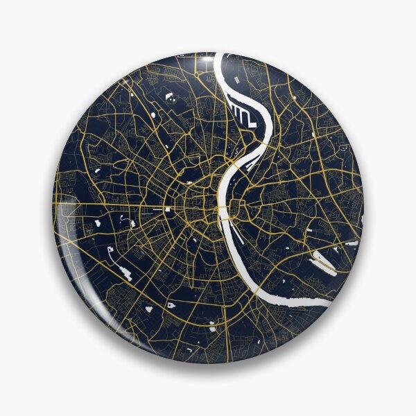 Item preview, Cologne City Map of Germany - Gold Art Deco designed and sold by deMAP.