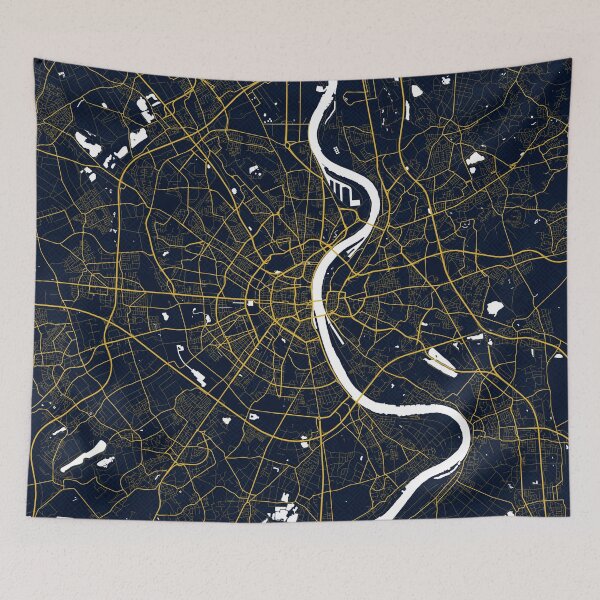 Item preview, Cologne City Map of Germany - Gold Art Deco designed and sold by deMAP.