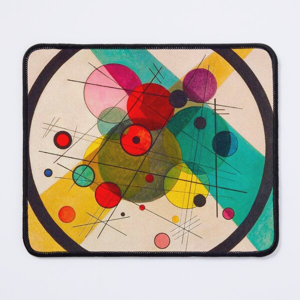 Item preview, KANDINSKY HD - Circles in a Circle Art designed and sold by Go Logo Designs.