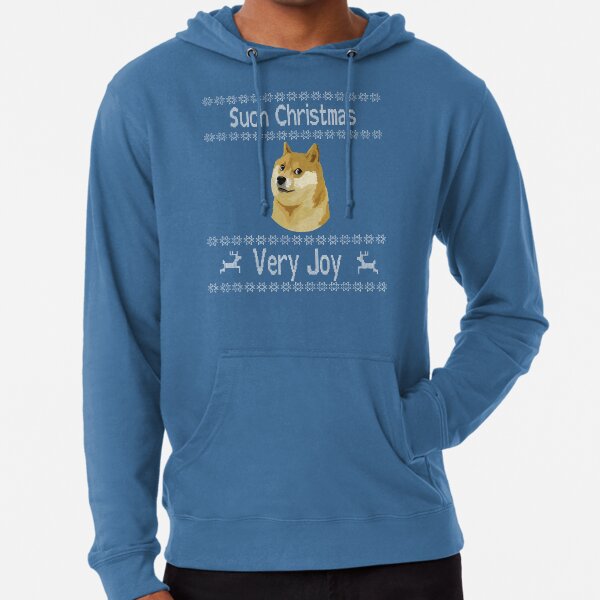 Artikel-Vorschau von Doge Meme So Weihnachten, sehr Freude hässliche Christmas Sweater Artikel, designt und verkauft von SnarkyShirts.