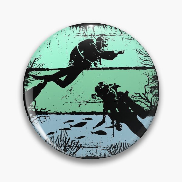 Item preview, Born to dive diving diver retro saying design designed and sold by brunsch-print.