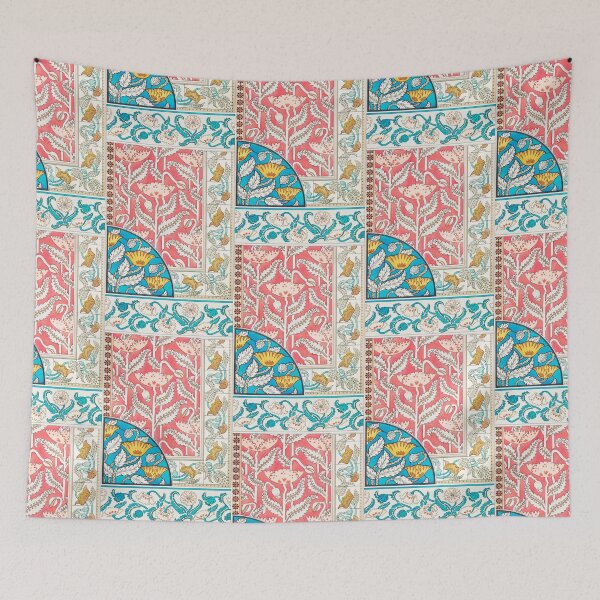 Item preview, Art Deco Floral Print designed and sold by redstitchlab.