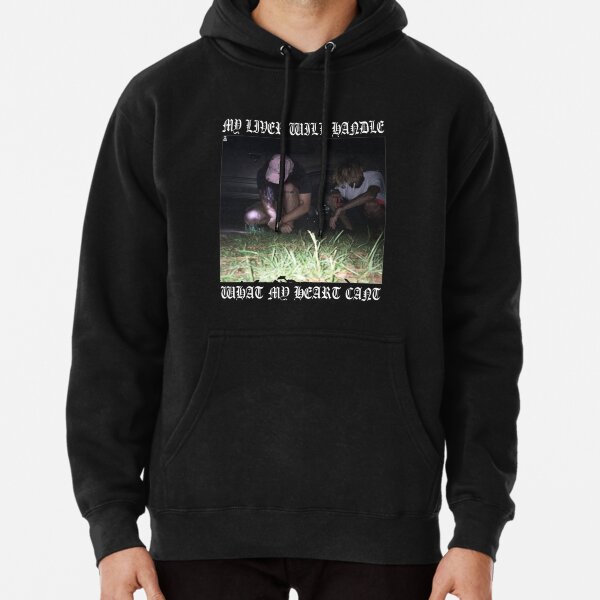$uicideboy$ MY LIVER WILL HANDLE WHAT MY HEART CANT (white) Classic Pullover Hoodie