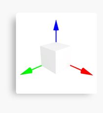 3D Cube Canvas Print