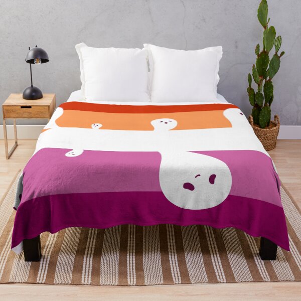Item preview, spooky lesbian pride flag designed and sold by Drawingsnake.