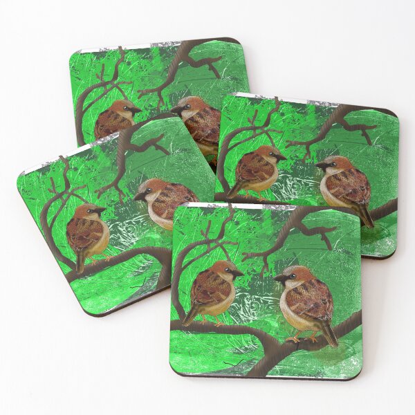 Item preview, Two sparrows designed and sold by Ashleigh O'Lynn.
