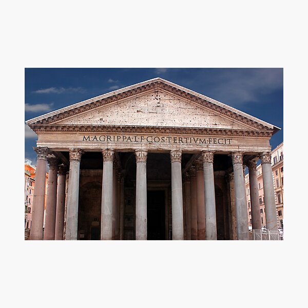 The Pantheon Rome Italy Photographic Print