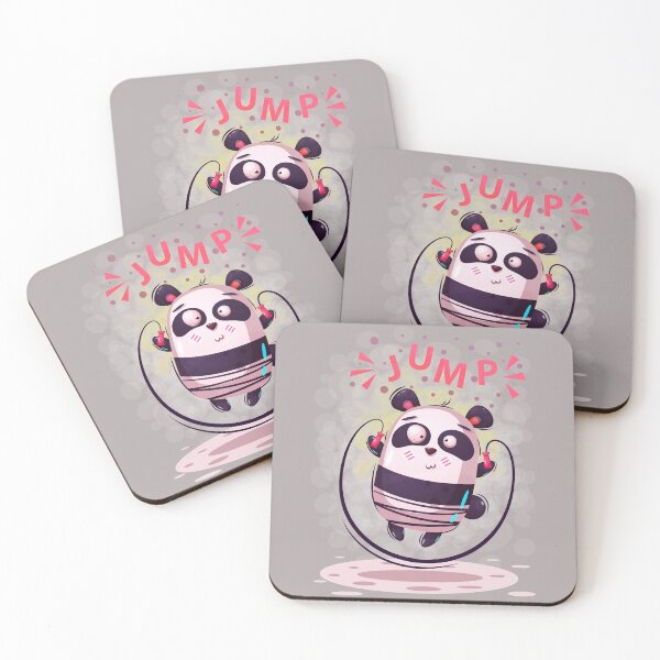 Item preview, Jump Cute Animal Friendly Panda designed and sold by urban-color.