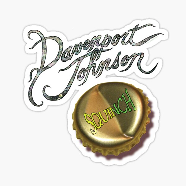 Davenport Johnson "SQUINCH" Cover no background Sticker