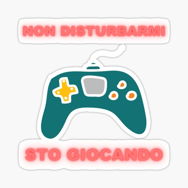 Non Disturbarmi Sto Giocando Gaming Gamer Poster for Sale by