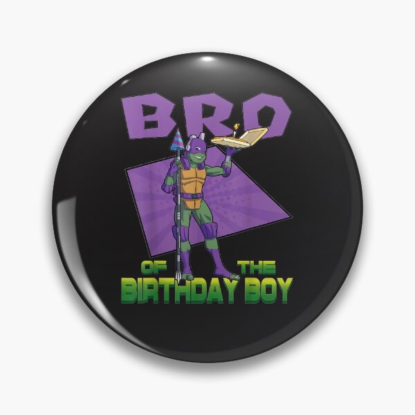 Item preview, Mademark x Teenage Mutant Ninja Turtles - Donnie Brother of the Birthday Boy Pizza Theme Party T-Shi designed and sold by Nscleona.