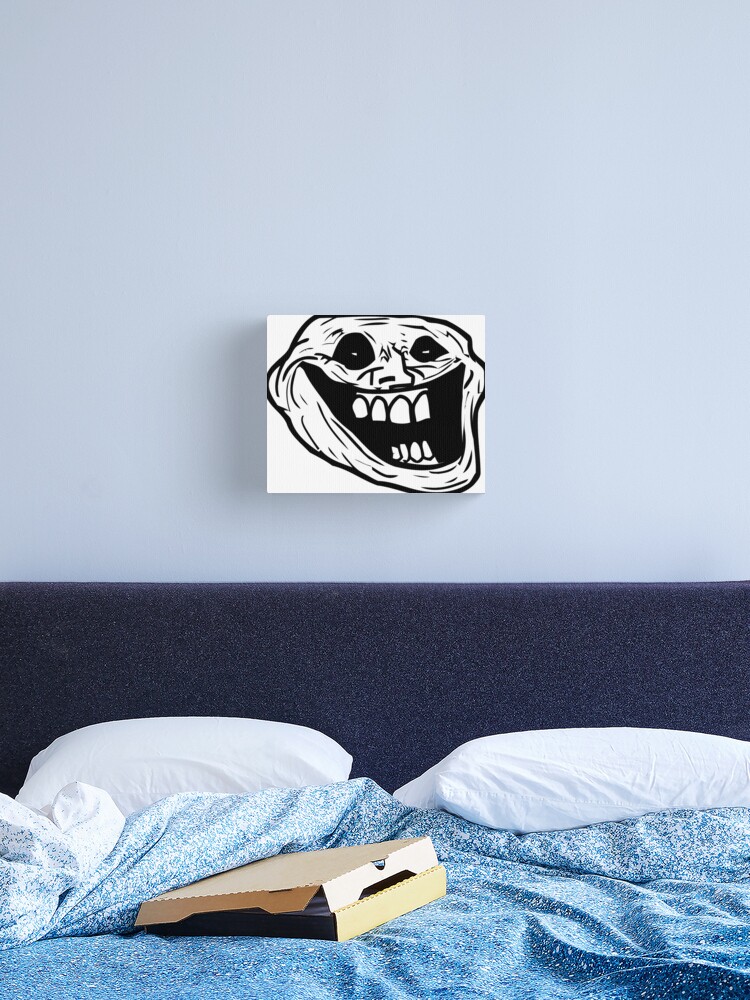 Creepy Troll Face Halloween, Scary Funny Face, Ghost Graphic art Sticker  for Sale by Abdullah Qazi in 2023