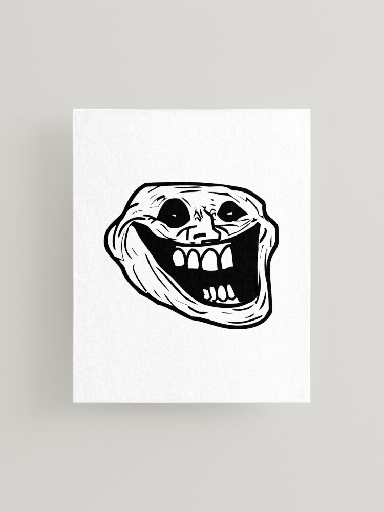 Creepy Troll Face Halloween, Scary Funny Face, Ghost Graphic art Sticker  for Sale by Abdullah Qazi ⭐⭐⭐⭐⭐