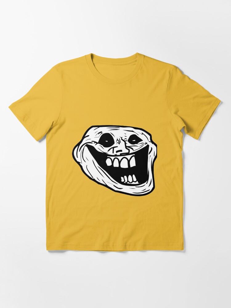 Creepy Troll Face Halloween, Scary Funny Face, Ghost Graphic art |  Essential T-Shirt