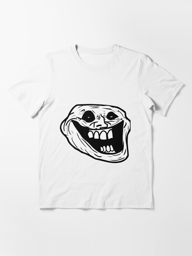 EVIL GOBLIN FACE - smiling, creepy, troll grin Mens T-Shirt