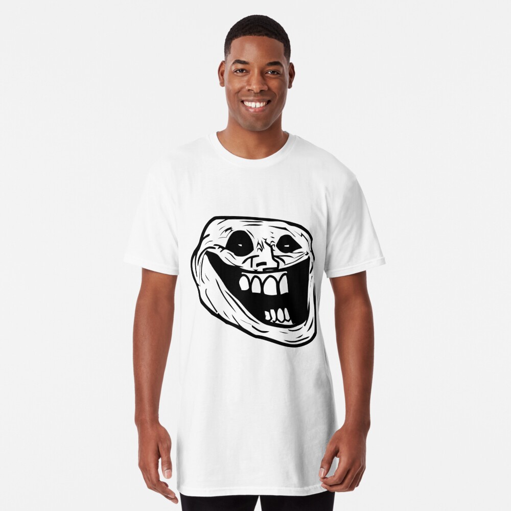 Creepy Troll Face Halloween, Scary Funny Face, Ghost Graphic art |  Essential T-Shirt