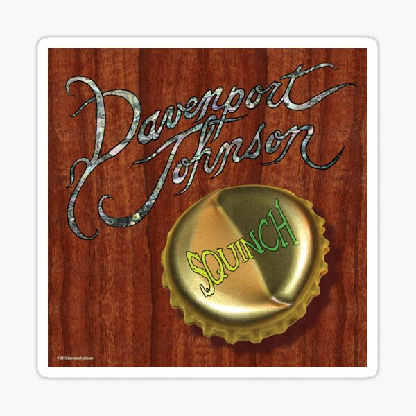 Davenport Johnson "SQUINCH" Cover Sticker