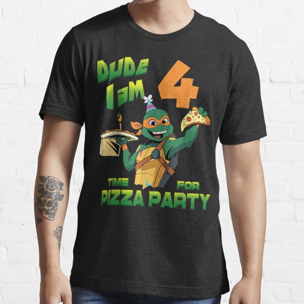 Mademark xnage Mutant Ninja Turtles Mikey Uncle of the Birthday Boy Pizza  Theme Party Shirt