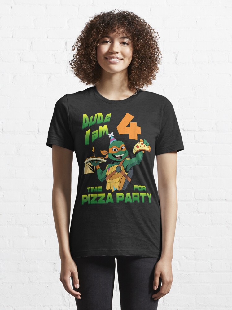 Ninja Turtle four Birthday Shirt 