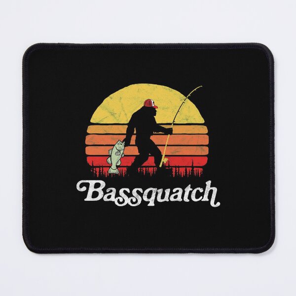 Item preview, Bassquatch! Funny Bigfoot Fishing Outdoor Retro  designed and sold by Studio520.