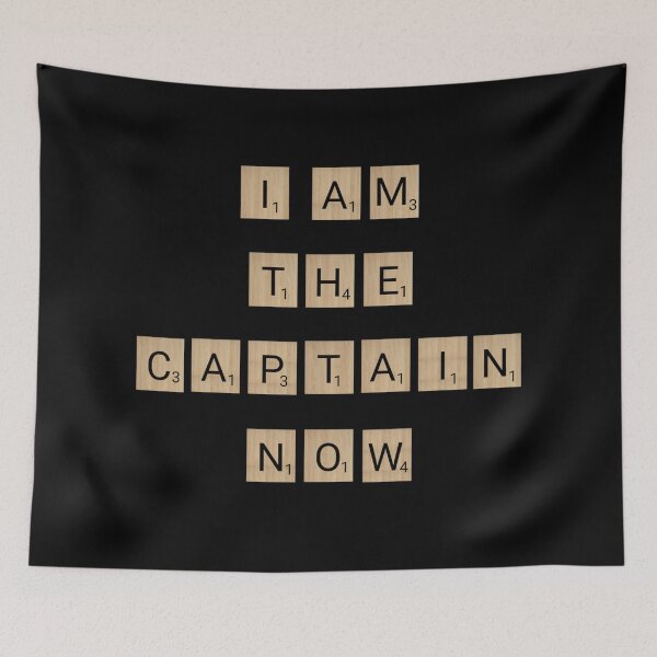 Item preview, I am the captain now funny captain meme designed and sold by teesresolution.