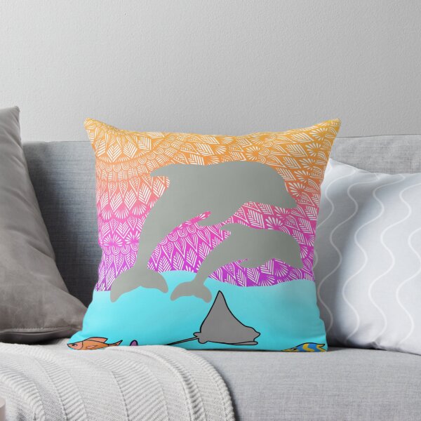 Artikelvorschau, Delphinleben | Strandkunst | Ozeankunst | tropische Kunst | Zentangle-Kunst entworfen und verkauft von lucysbohodesign.