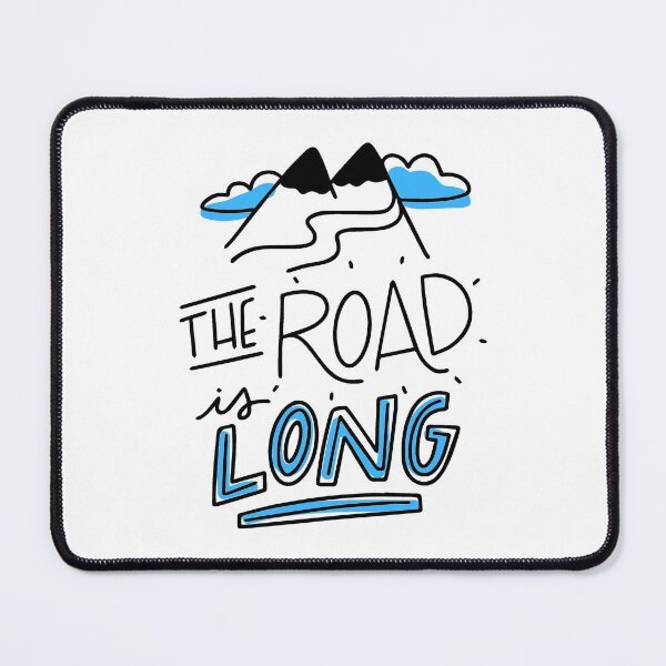 Item preview, The Road Is Long designed and sold by Parag's Travel Shop.