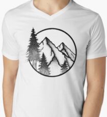 PNW Circle V-Neck T-Shirt