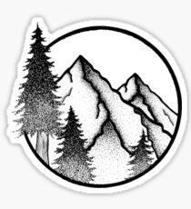 PNW Circle Sticker
