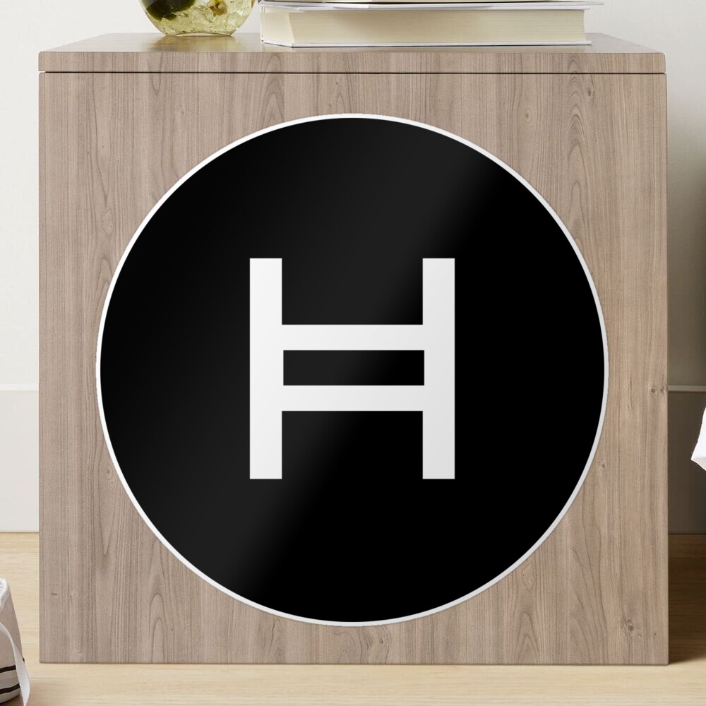 Pegatina for Sale con la obra « Inversor en acciones Hedera Hashgraph HBAR  Crypto Logo» de Aetha | Redbubble