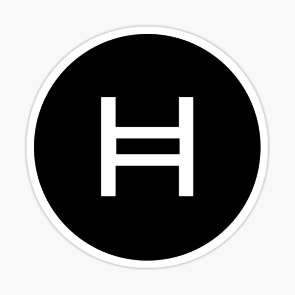  Hedera Hashgraph HBAR Crypto Logo Stocks Investor Sticker For Sale 