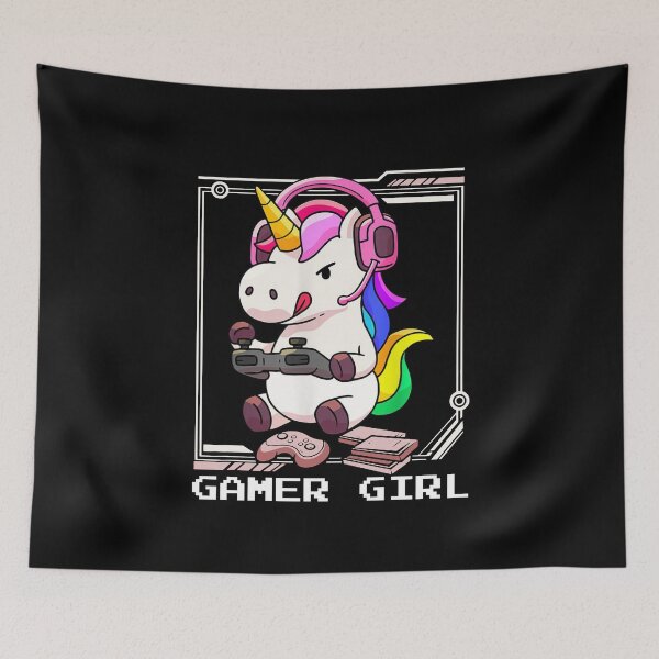 Item preview, Gamer Girl Unicorn Gaming Cute Video Game Gift Women Girls designed and sold by fatboys.