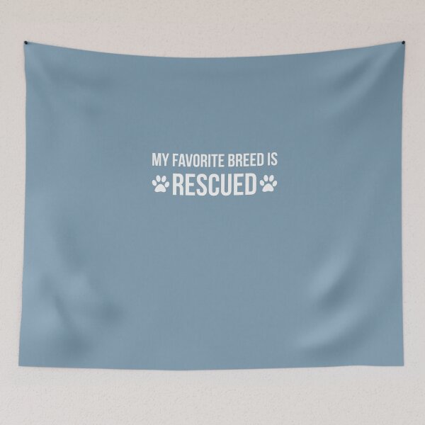 Item preview, My Favorite Breed Is Rescued designed and sold by AlwaysAwesome.