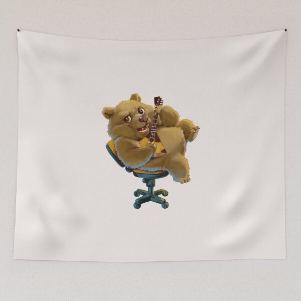 Item preview, bear with balalaika designed and sold by Niti-Niti.