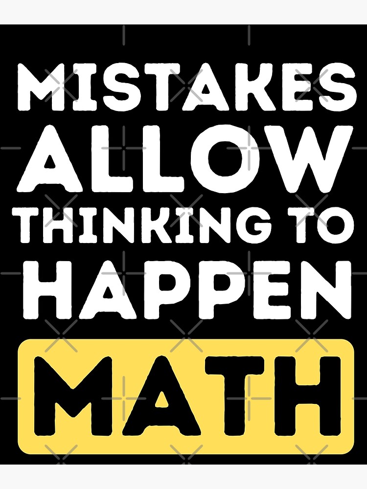 Math Acronym - Mistake allow thinking to happen' Men's Zip Hoodie