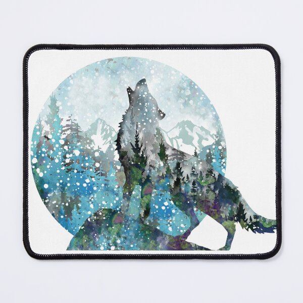 Item preview, Howling wolf designed and sold by Rosaliartbook.