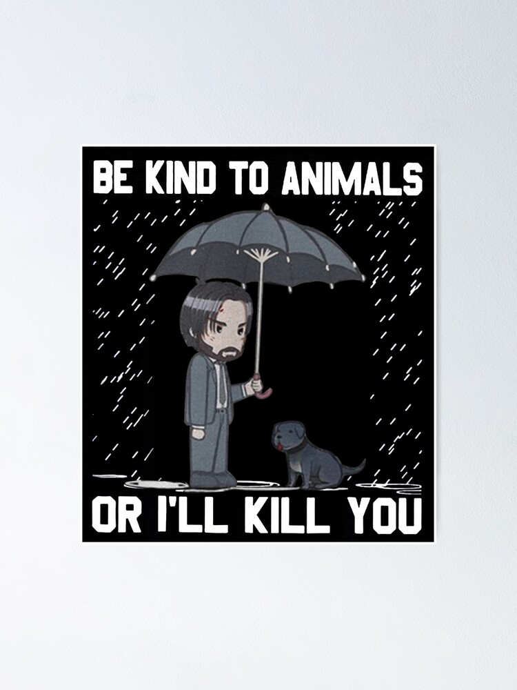 Thumbnail 1 of 3, Poster, Be Kind To Animals designed and sold by Studio520.