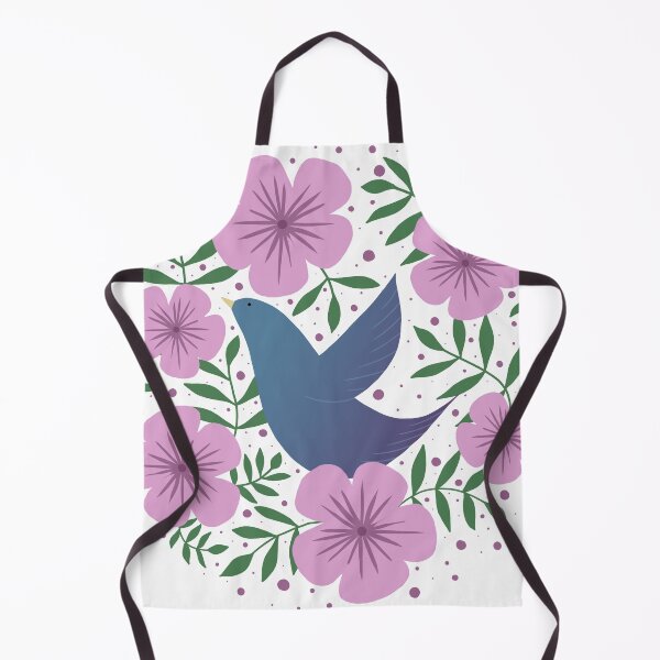Item preview, Floral Bird Drawing designed and sold by heroics.