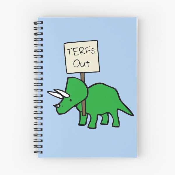 Item preview, TERFs Out Triceratops designed and sold by jezkemp.