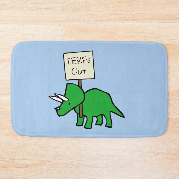 Item preview, TERFs Out Triceratops designed and sold by jezkemp.
