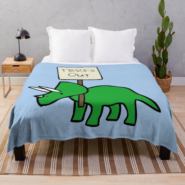 Item preview, TERFs Out Triceratops designed and sold by jezkemp.