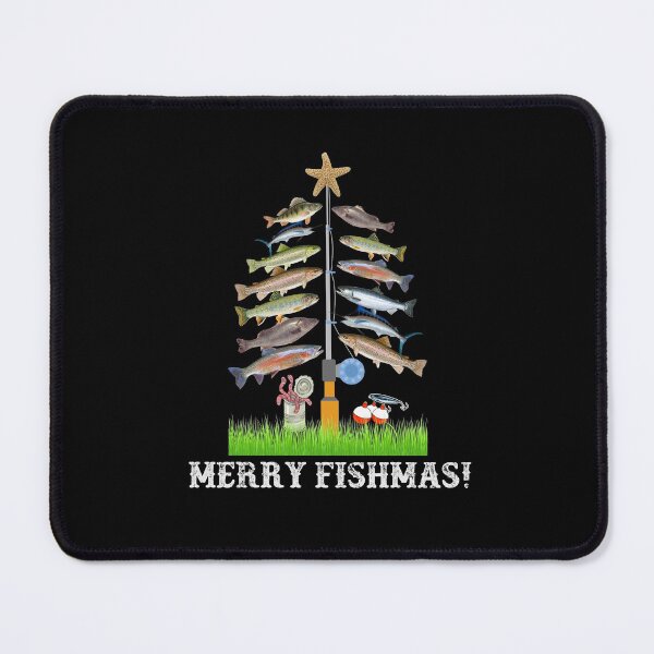 Item preview, Merry Fishmas Christmas Tree Funny designed and sold by fatboys.