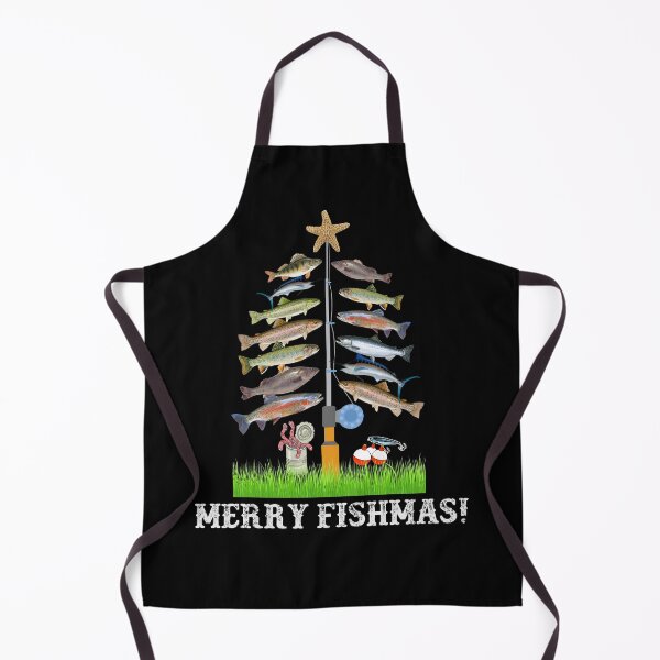 Item preview, Merry Fishmas Christmas Tree Funny designed and sold by fatboys.