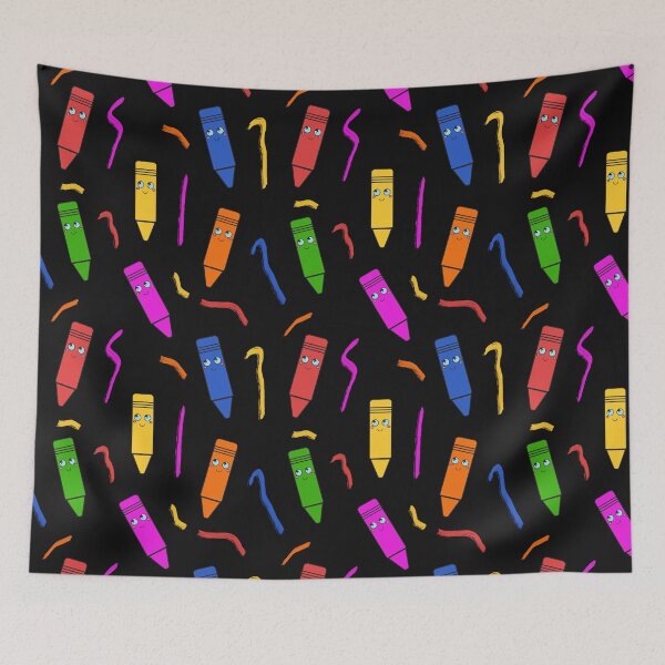 Item preview, Colourful Crayons pattern design  designed and sold by FashionN5.
