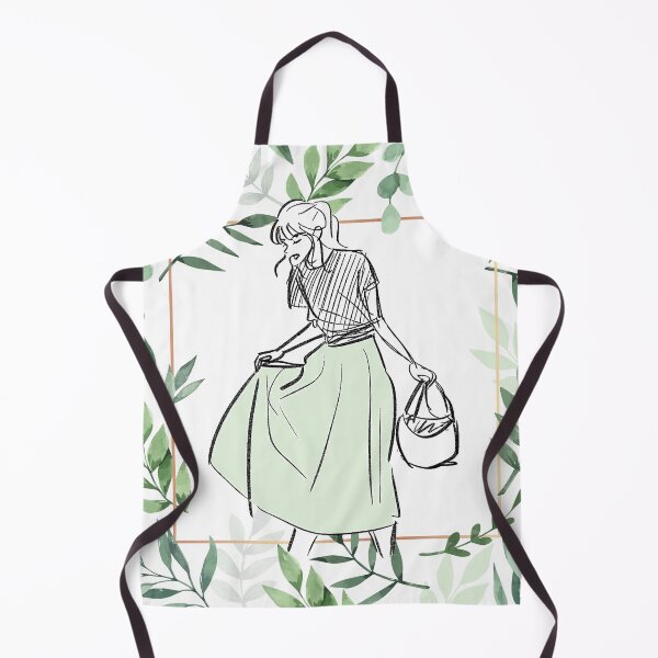 Item preview, Hand Drawn Woman Sketch in Olive Frame designed and sold by VinBasis.