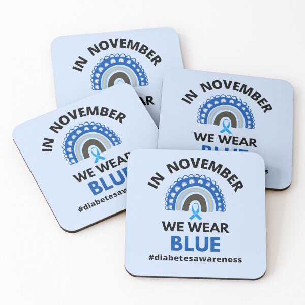Item preview, In November We Wear Blue Diabetes Awareness 2021 designed and sold by BhavyaBathla.
